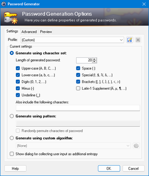 Password Generator Screenshot