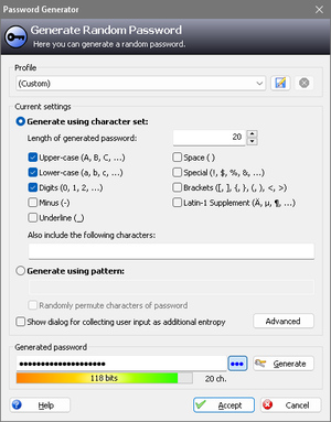 Password Generator Screenshot